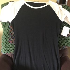Lularoe Julia black/white large dress